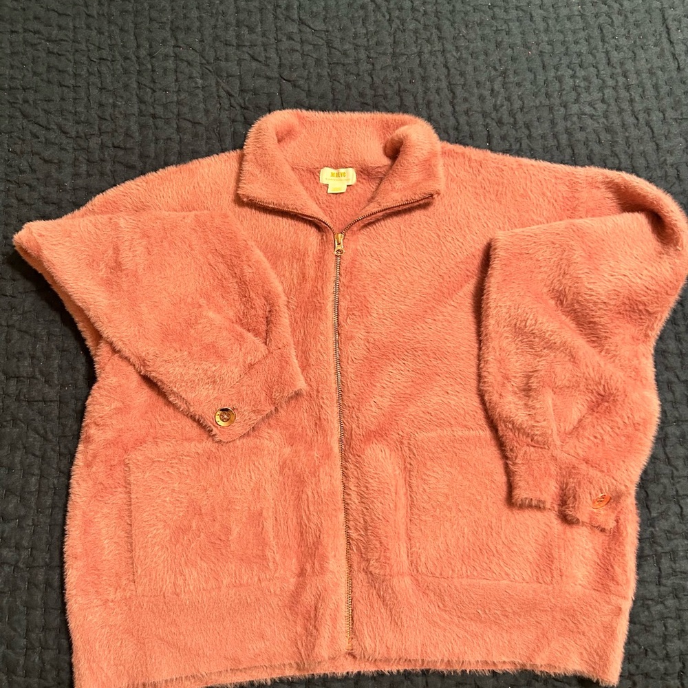 Cozy Pink Fleece Jacket
